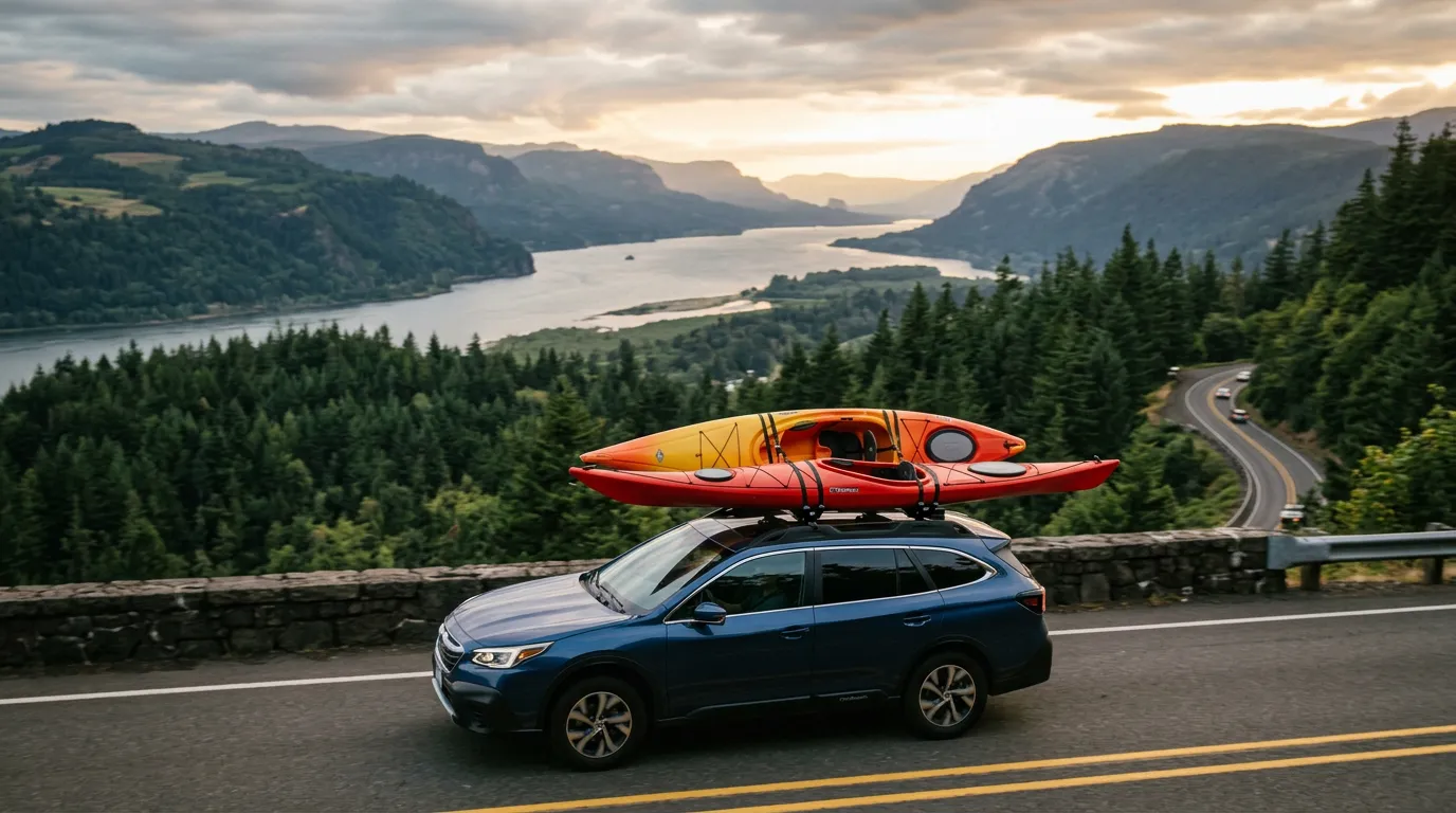Best Kayak Roof Racks: J-Cradles, Saddles & Assists — editorial cover photograph